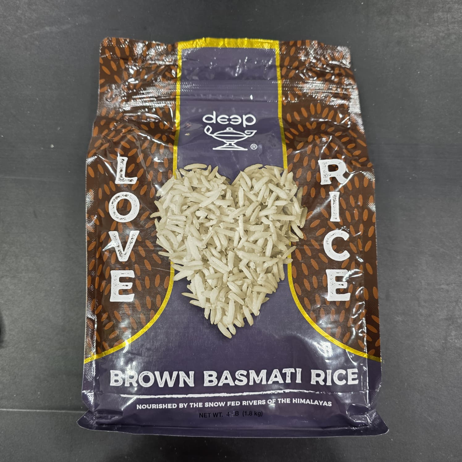 Deep Brwn Basmati Rice 4 Lb