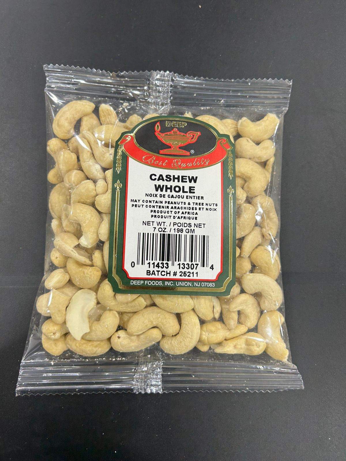 Deep Cashew Whole 198G