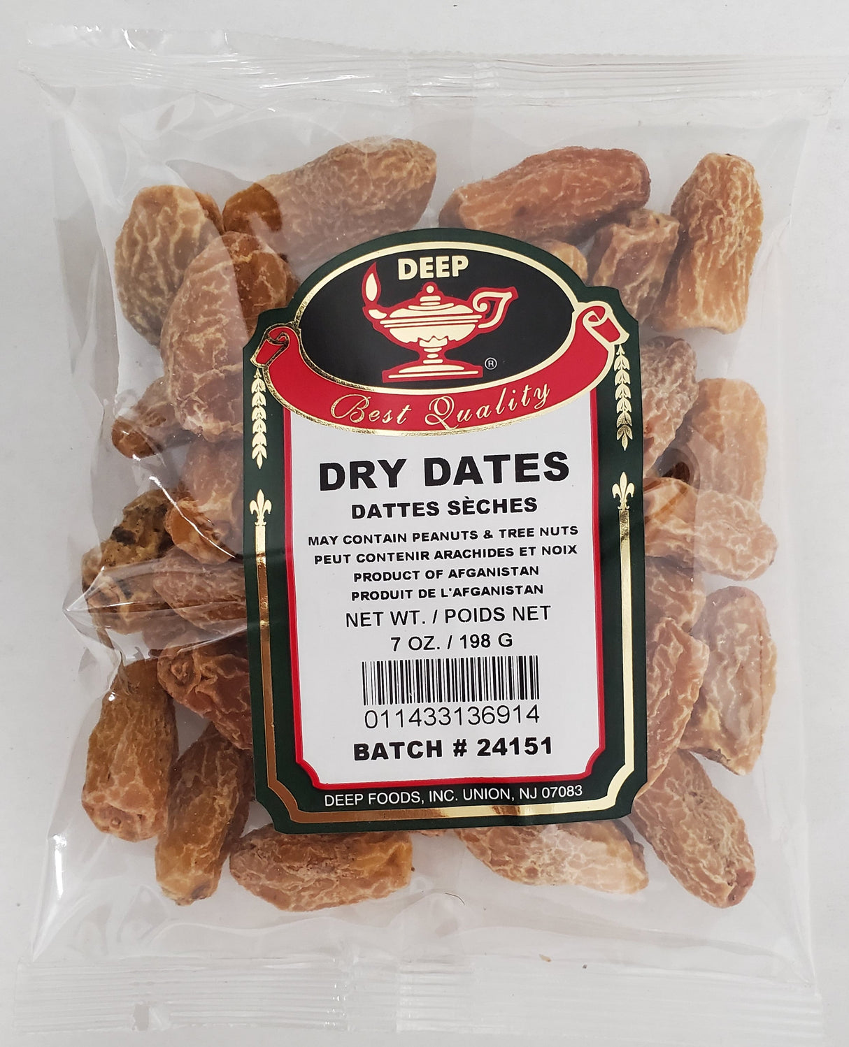 Deep Dry Dates 7 Oz