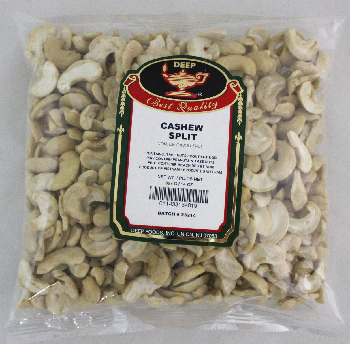 Deep Dry Cashewsplit 14 Oz.