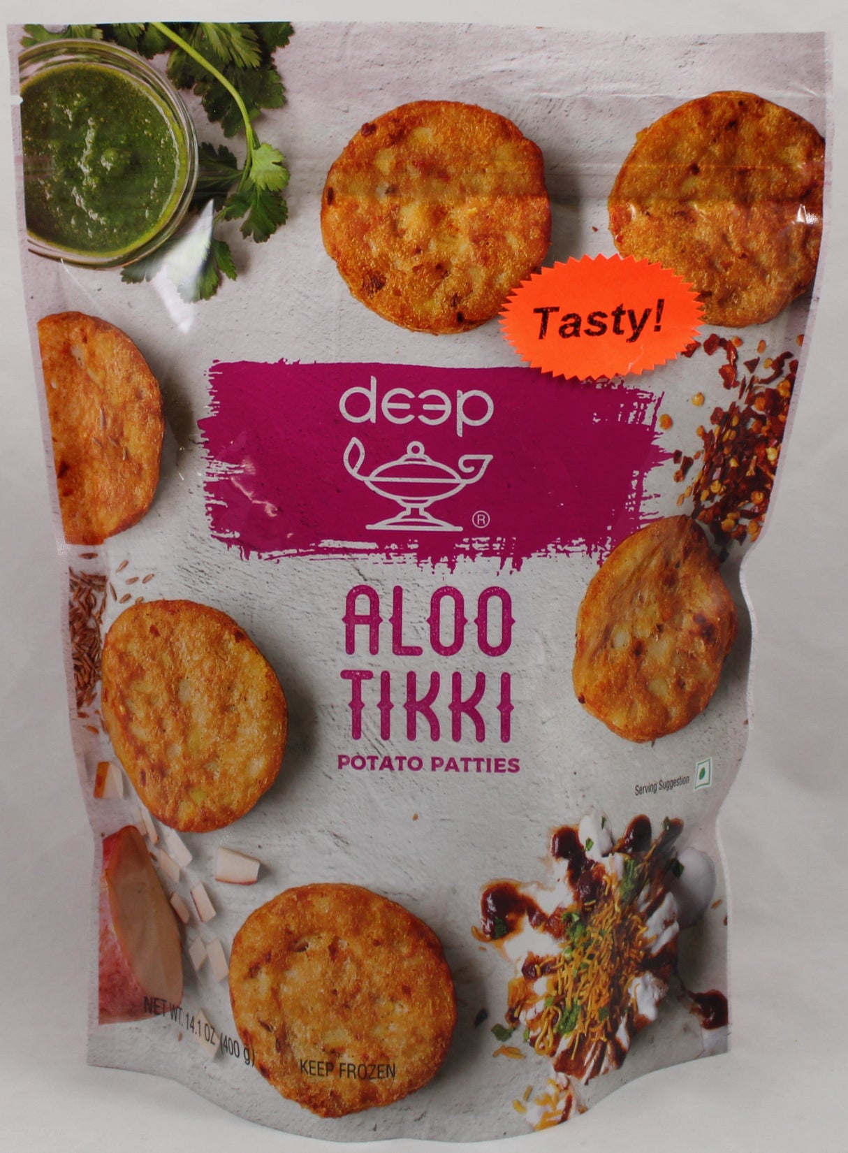 Deep Frozen Aloo Tikki 14Oz