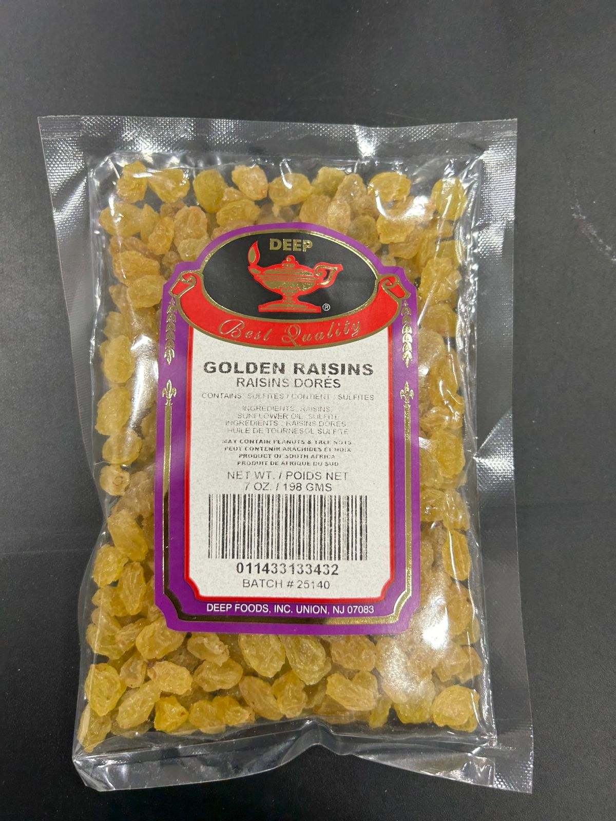 Deep Golden Raisins 198Gms