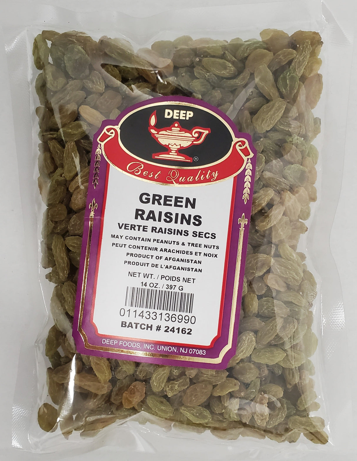 Deep Green Raisins 14Oz