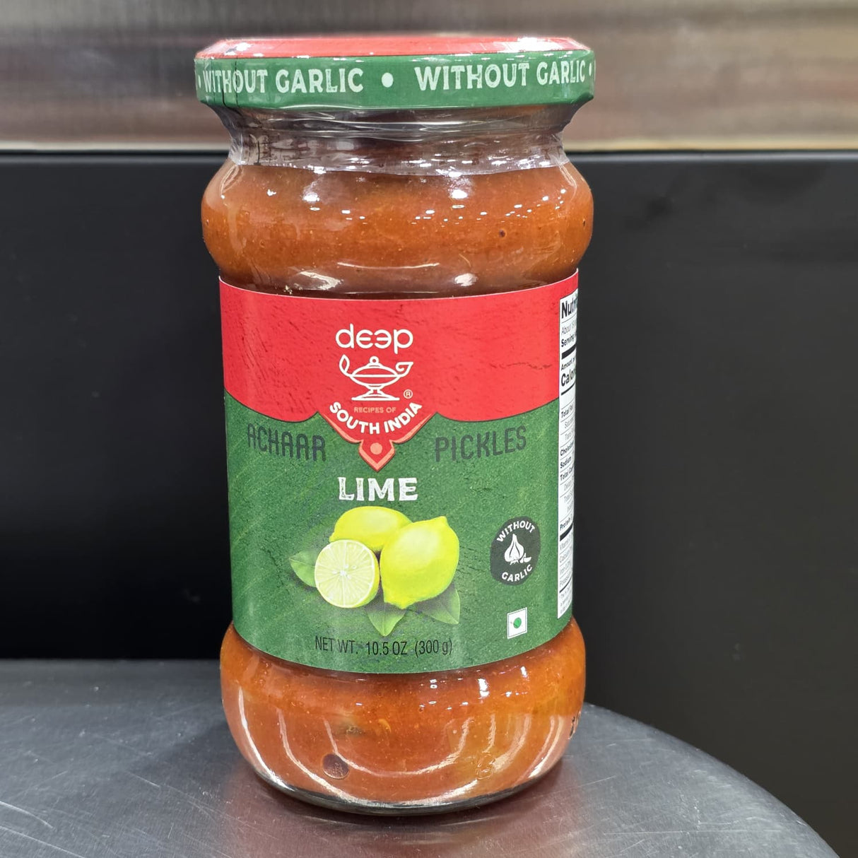 Deep Lime Pickle W/Ogarlic 10.5Oz
