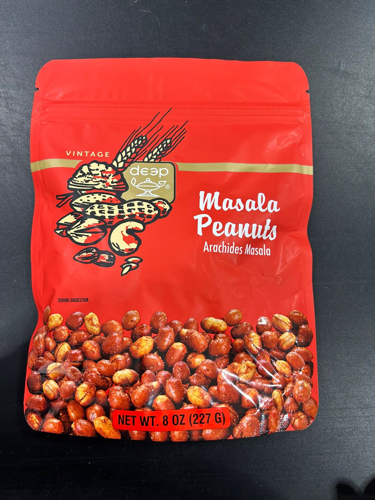 Deep Masala Peanuts 8 Oz