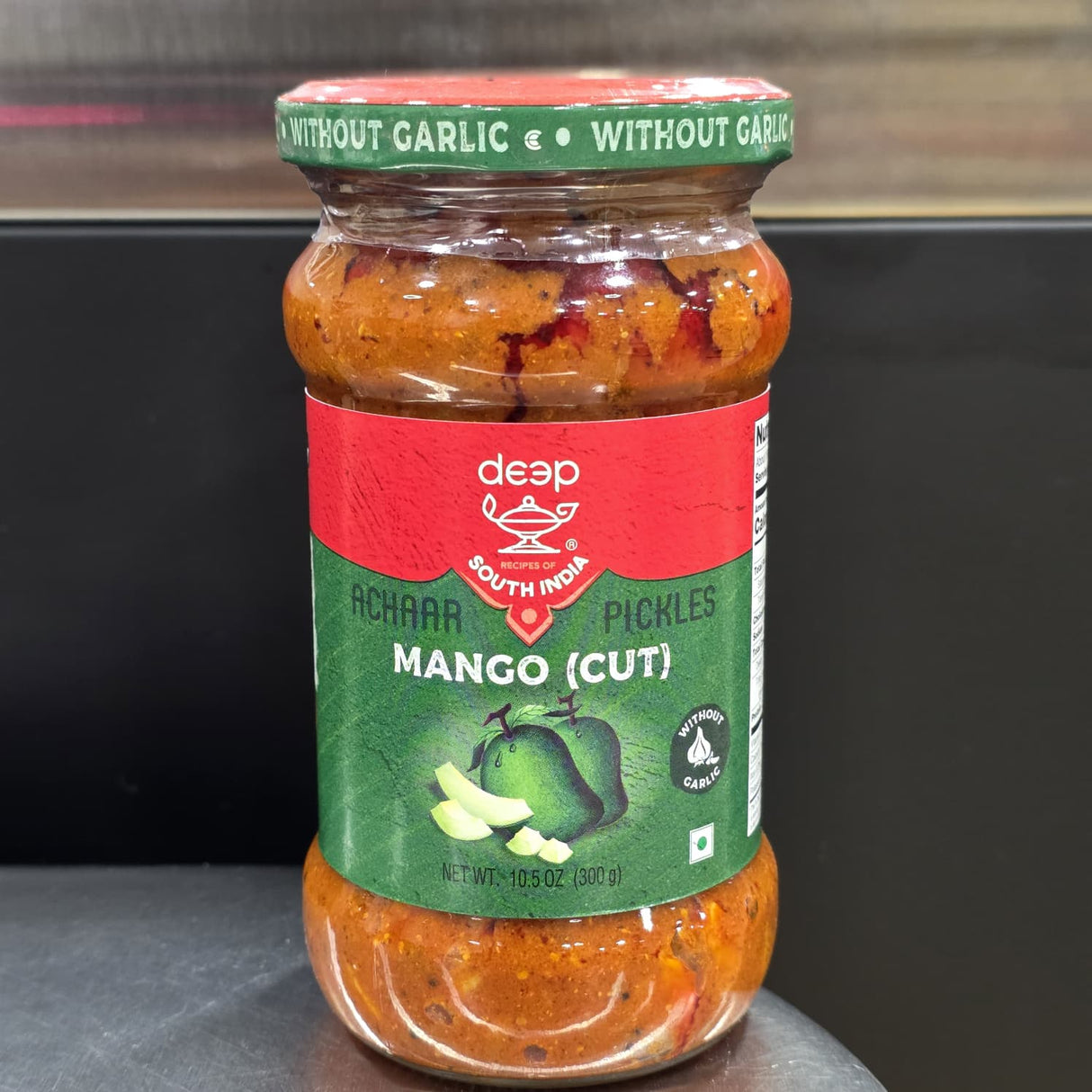Deep Mango Pickle W/Ogarlic 10.5Oz