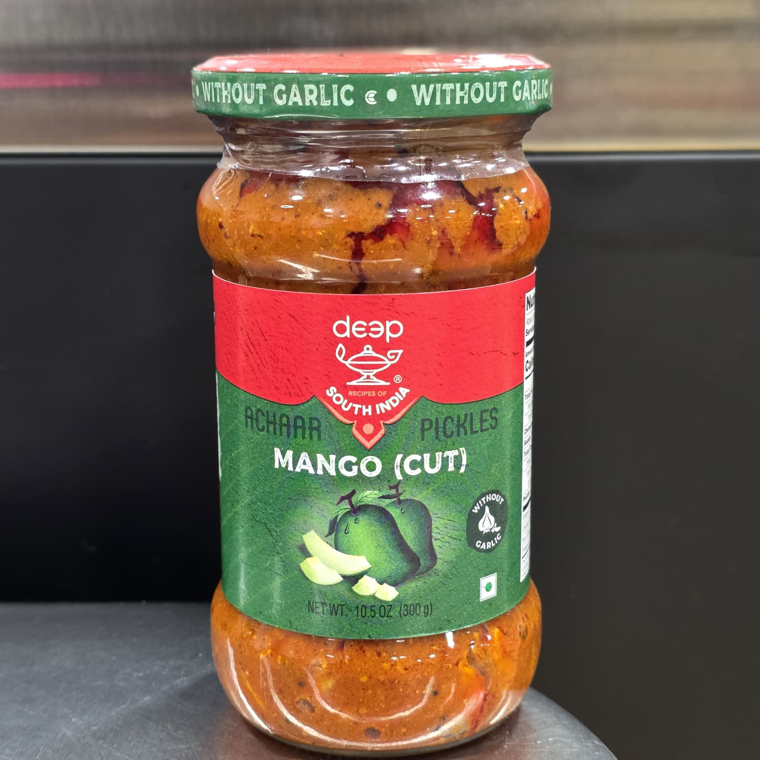 Deep Mango Pickle W/Ogarlic 10.5Oz