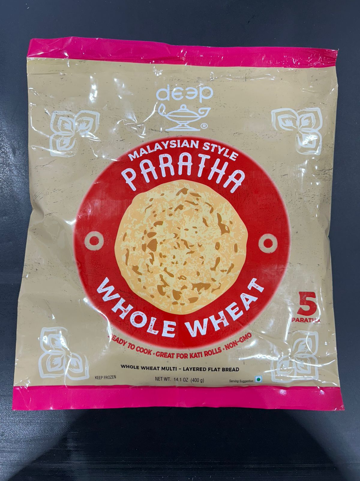 Deep Ms Whole Whole Paratha 5Pc 400G