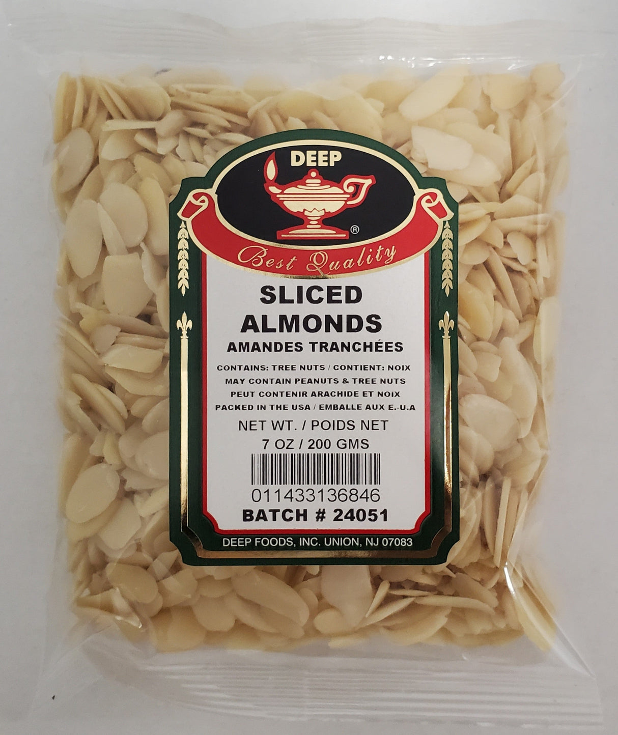 Deep Sliced Almonds 198G