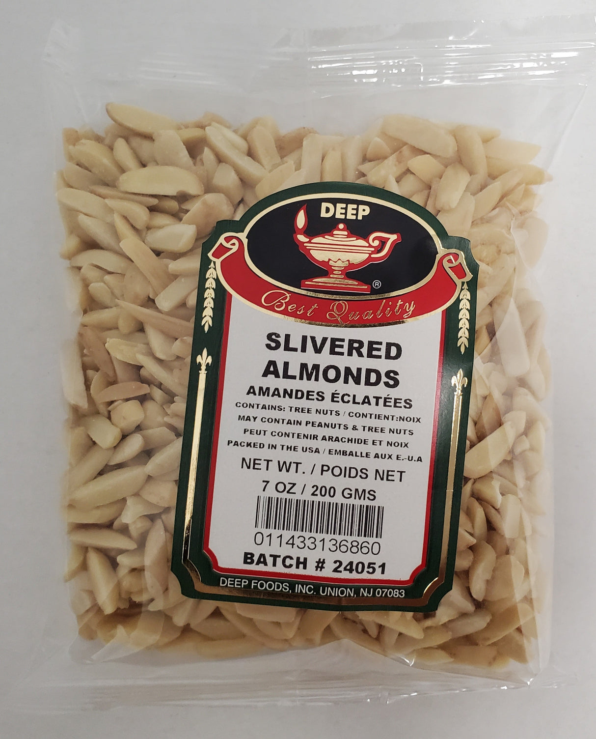 Deep Slivered Almonds 198G