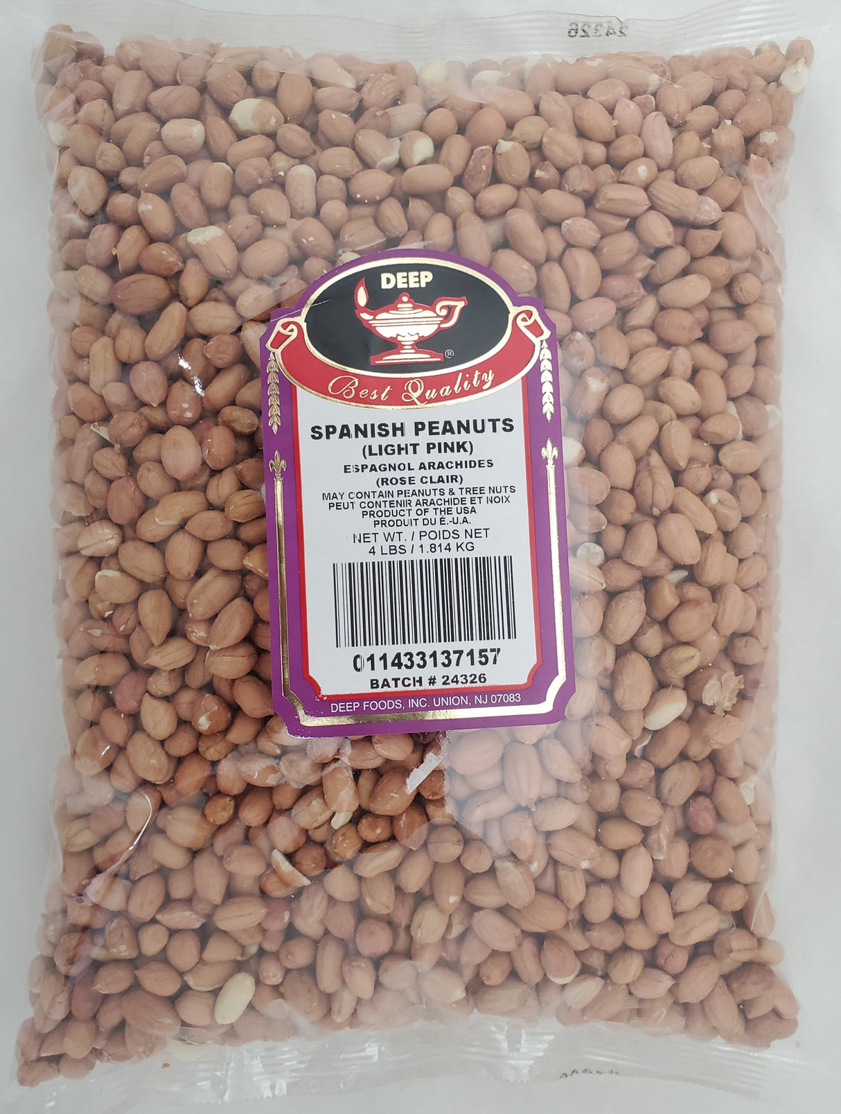 Deep Spanish Peanuts 4Lb