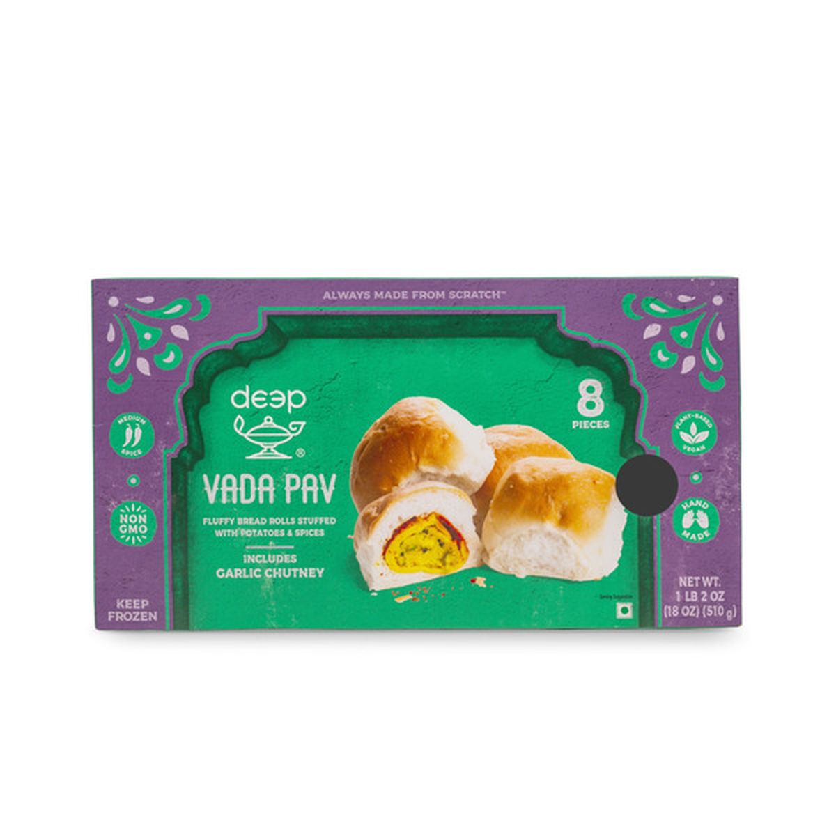 Deep Vada Pav Garlic Cny 8P 510G