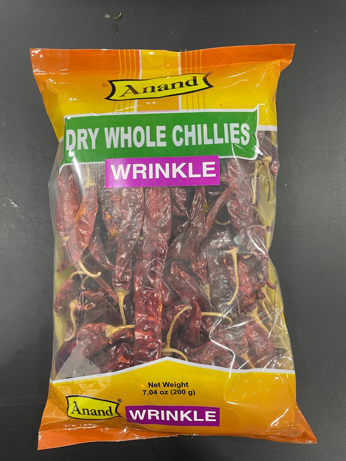 DRY WHOLE CHILLE WRINKLE 200GM