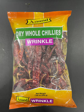 DRY WHOLE CHILLE WRINKLE 200GM