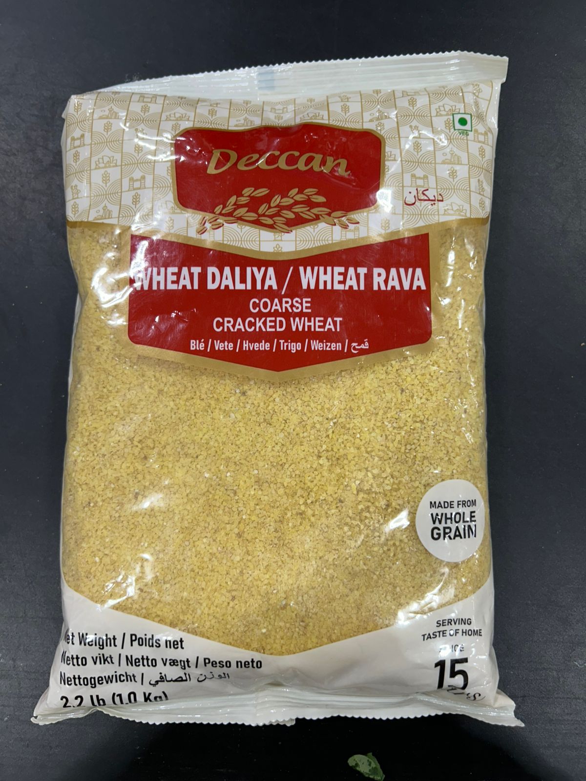 Deccan Wheat Daliya Course 2.2Lb