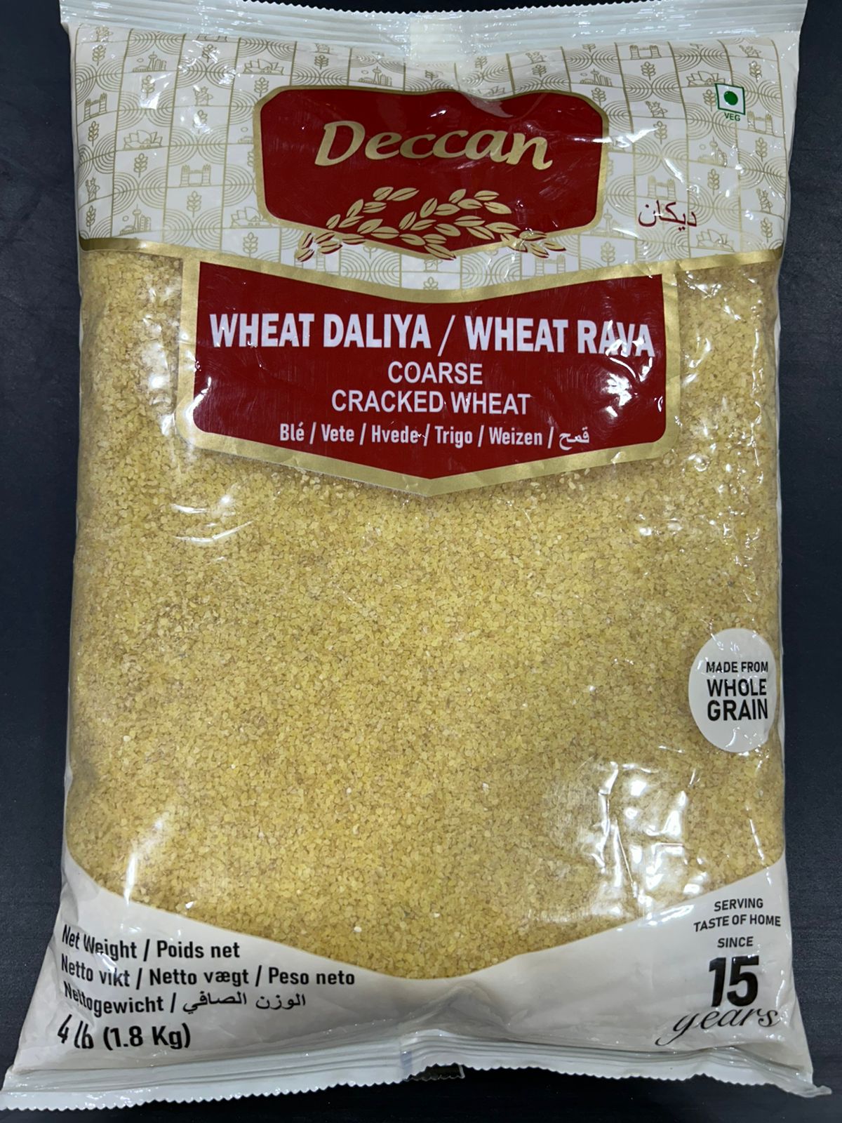Deccan Wheat Daliya Course 4 Lb