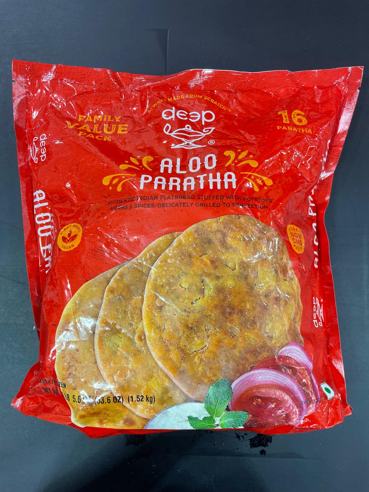Deep Bre Family Pack Aloo Paratha 16Pc