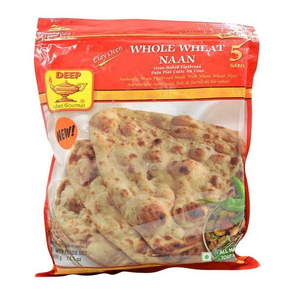 Deep Bre Whole Wheat Naan 5Pc