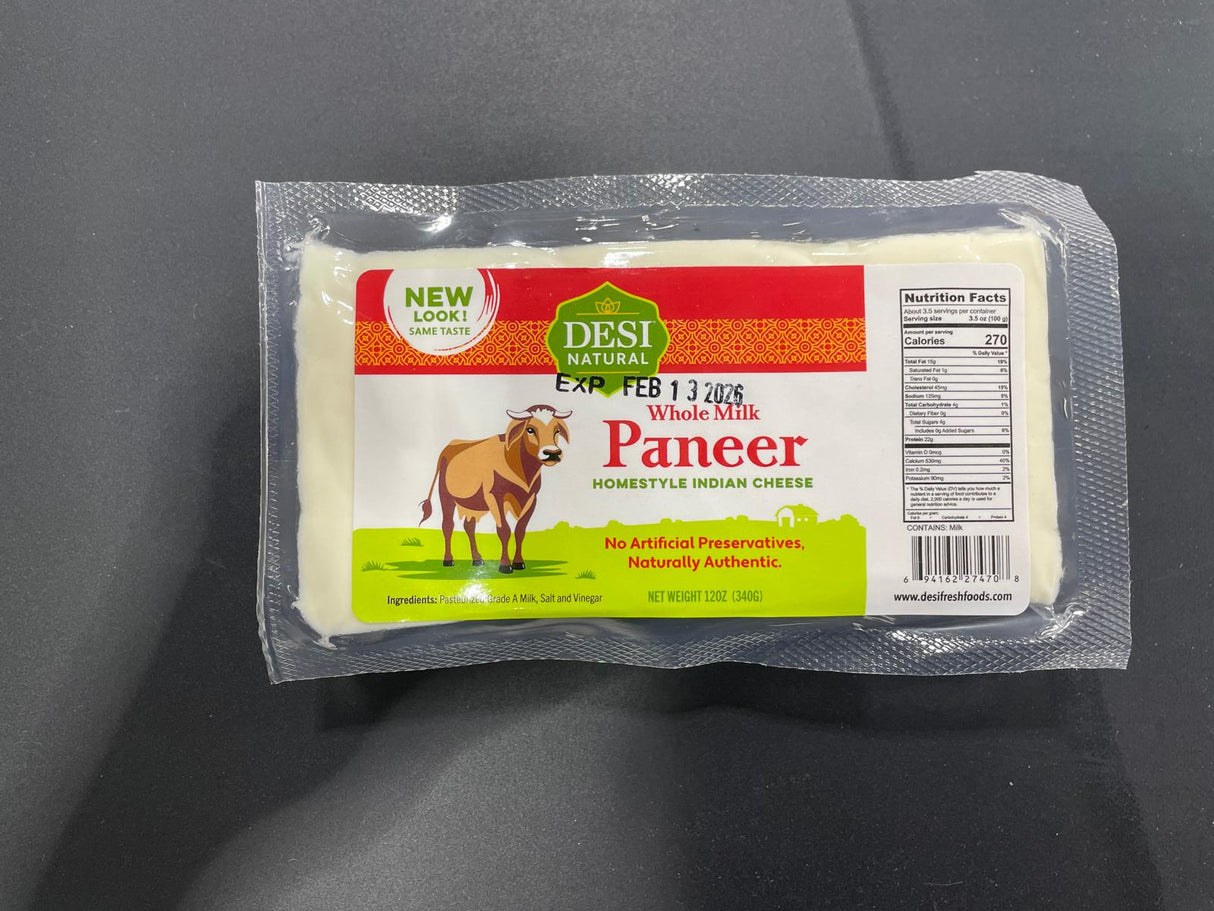 Desi Paneer Whlmilk Brick 1Ooz