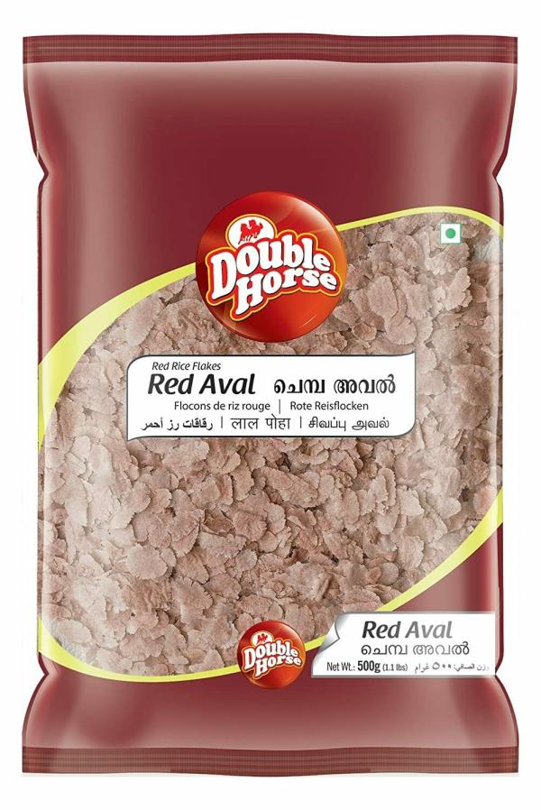 Double Horse Red Aval Poha 500G
