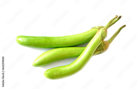 Eggplant Green Long  0.5Lb