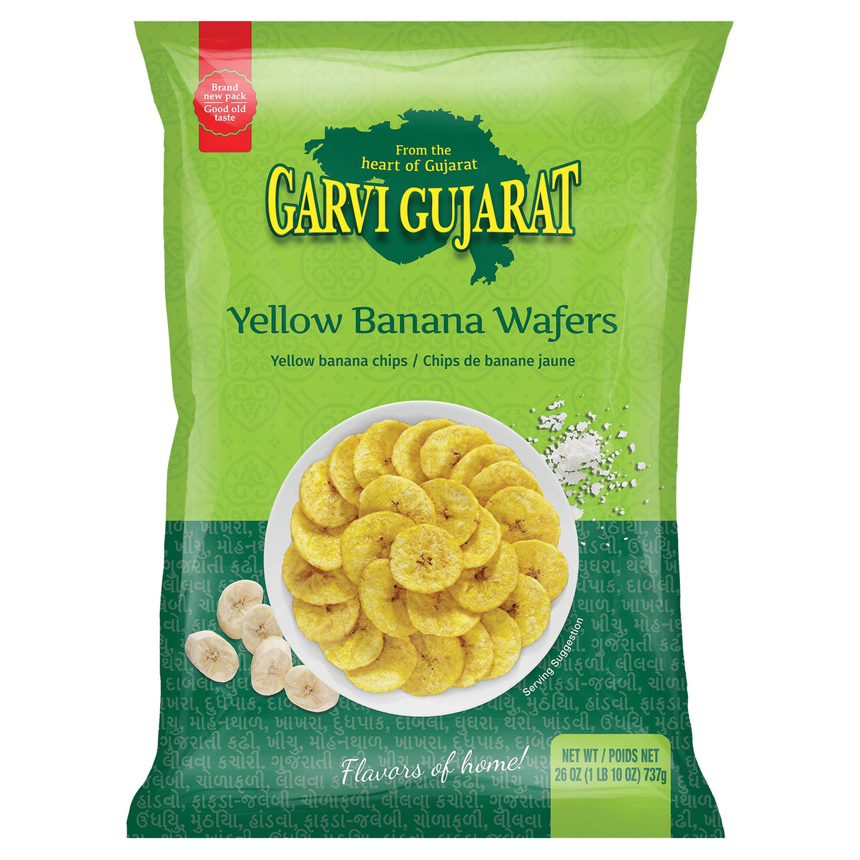Garvi Gujarati Banana Chips Yellow 737Gm