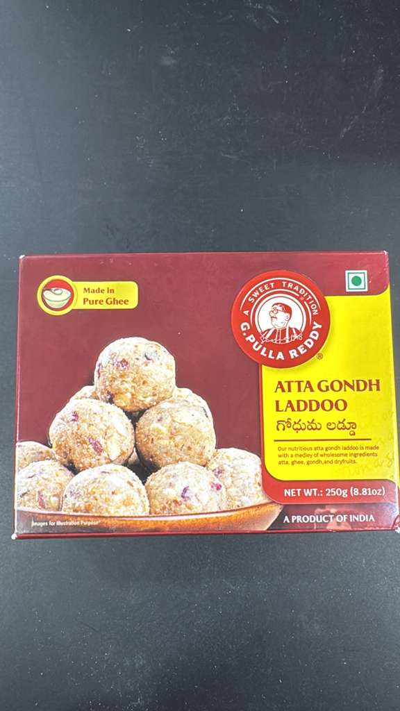 G PULLA REDDY ATTA GONDH LADDOO 250G