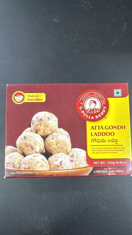 G PULLA REDDY ATTA GONDH LADDOO 250G