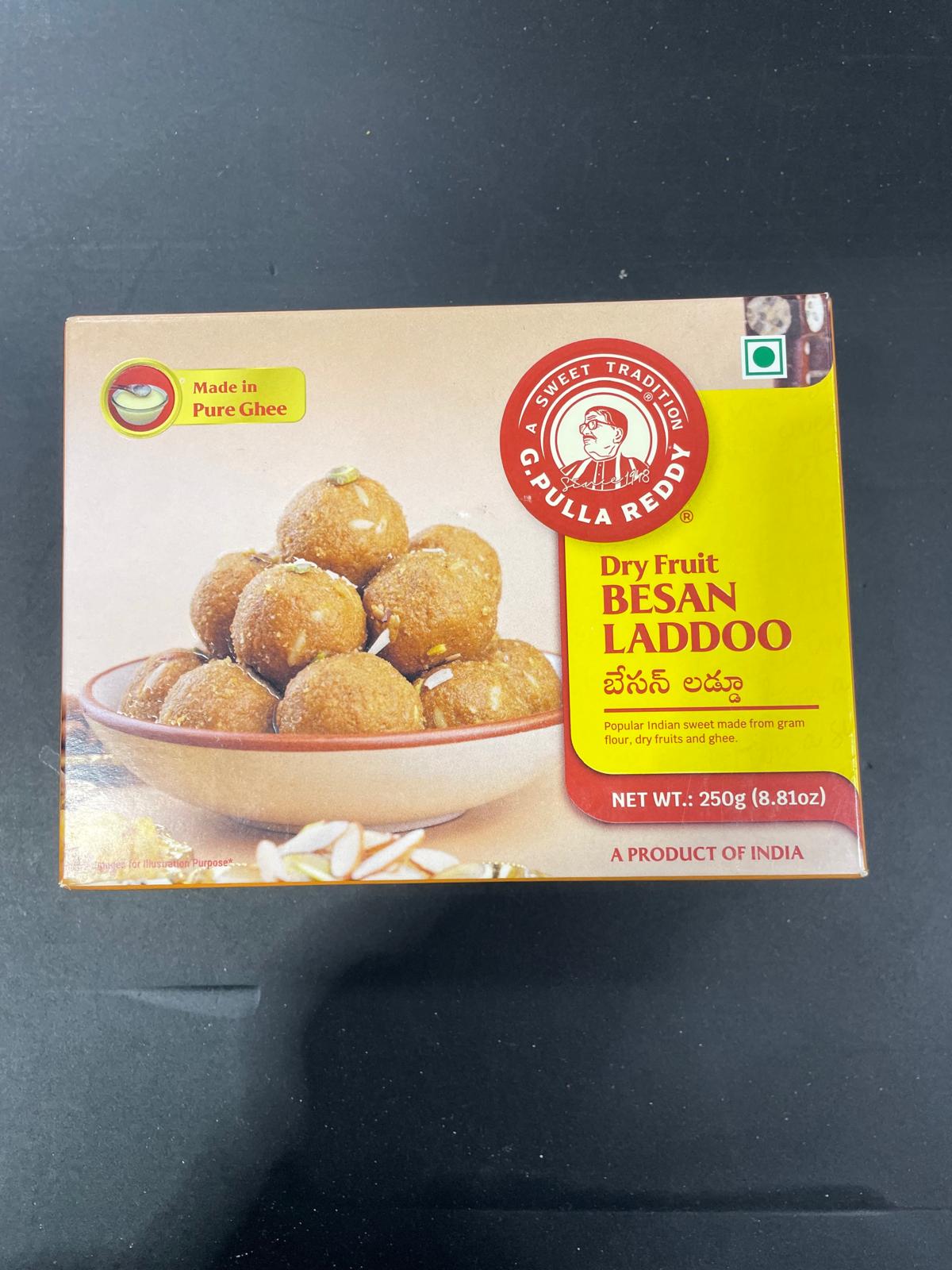 G PULLA REDDY BESAN LADDU DRY FRUIT 250G