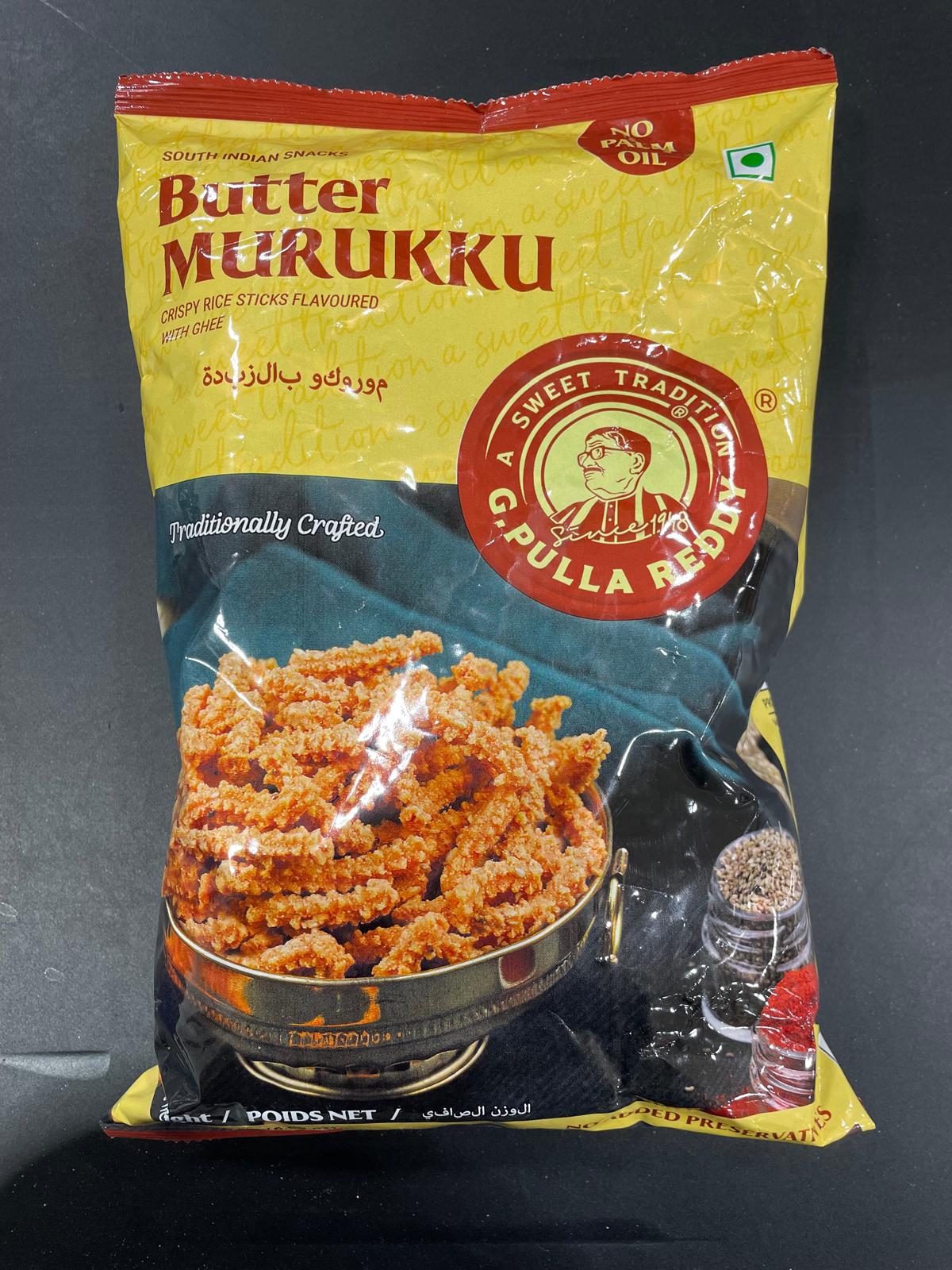 G PULLA REDDY BUTTER MURUKKU 170G