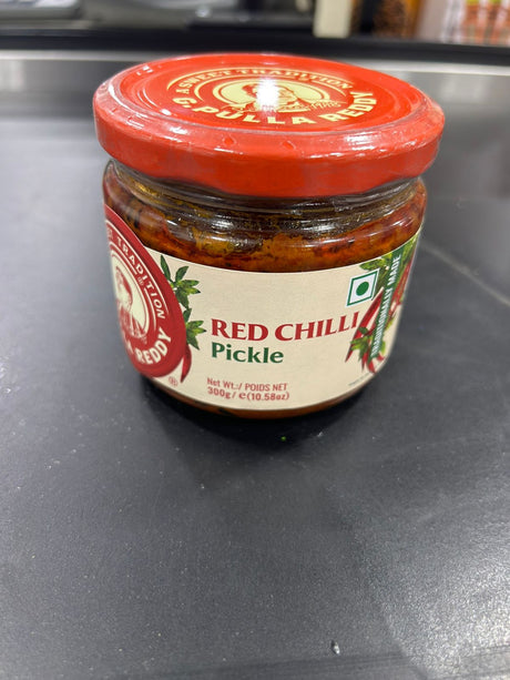 G PULLA REDDY RED CHILLI PKLE 300G