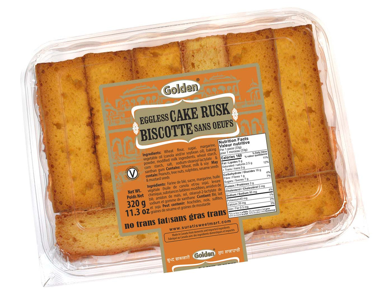 Golden Eggless Cake Rusk 650G