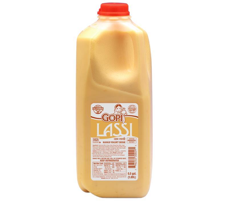 Gopi Lassi Mango 1/2 Gal