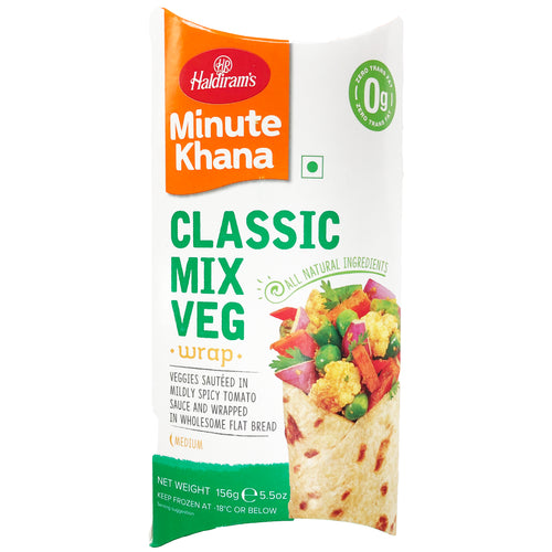 Haldiram Fz Class Mix Veg Wrap 156G