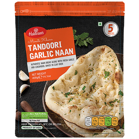 Haldiram Fz Tandoori Gar Naan 400G