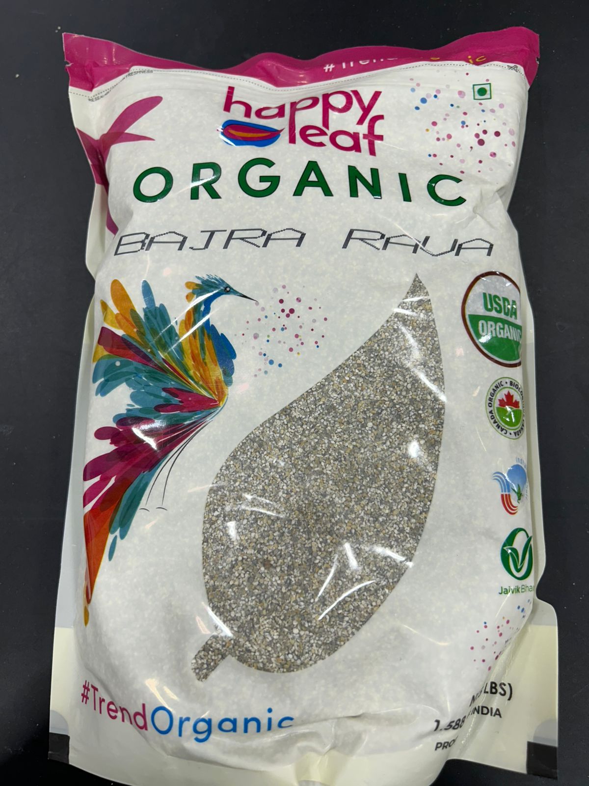 Happy Leaf ORG BAJRA RAVA 3.5LB