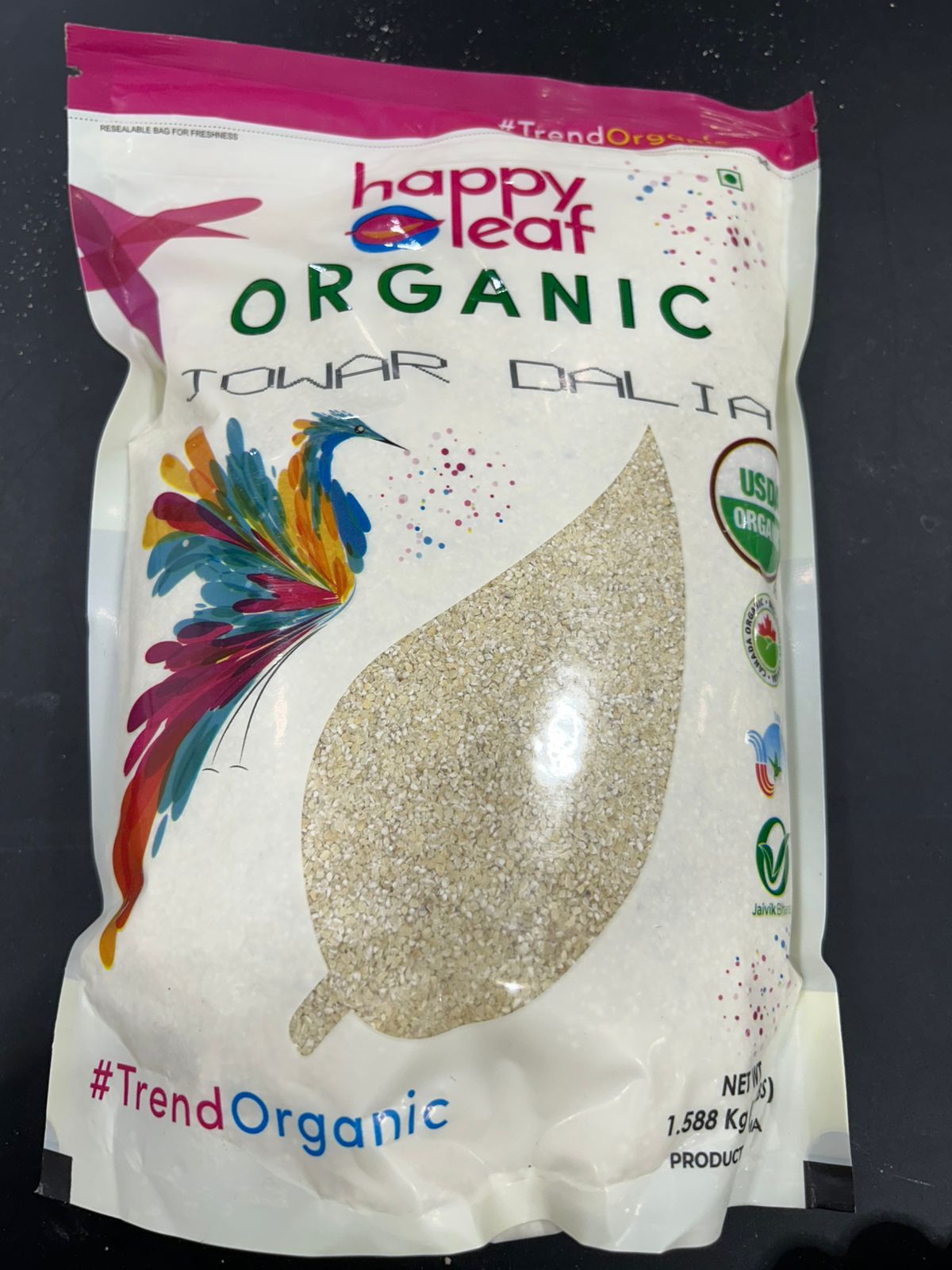 Happy Leaf ORG JOWAR DALIA 3.5LB