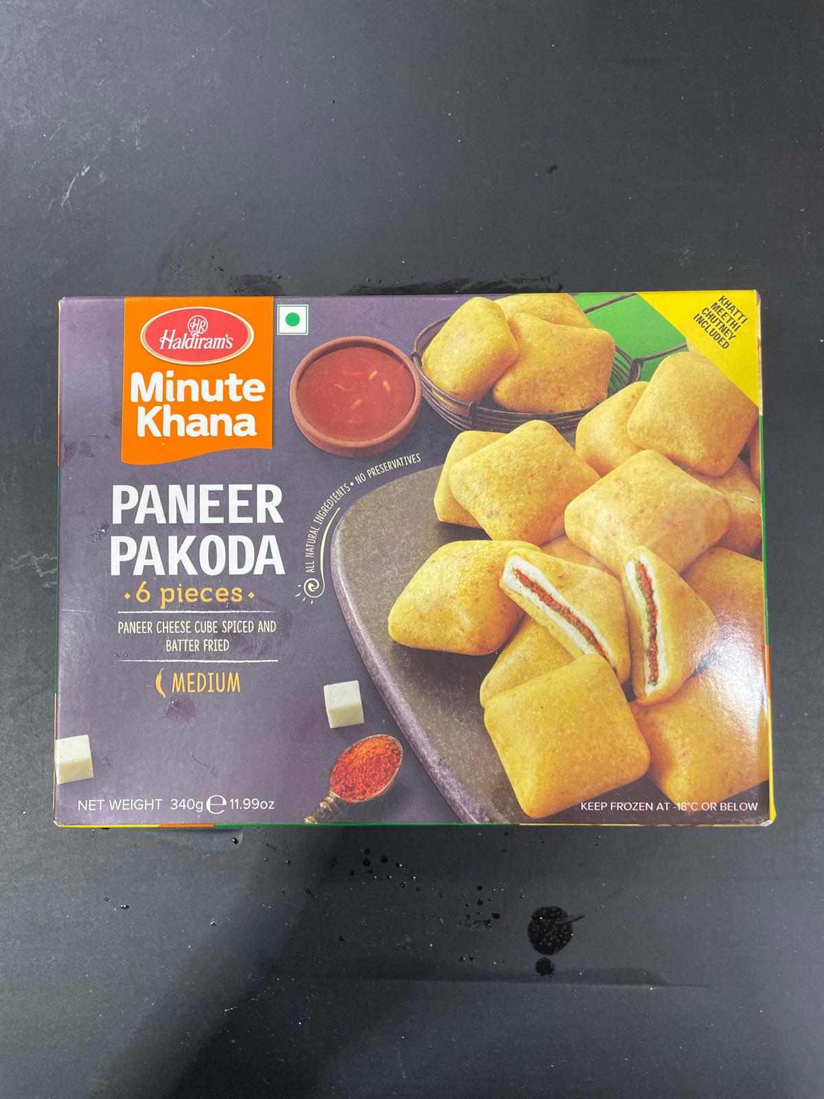 Haldiram's Paneer Pakora 340G-6Pcs