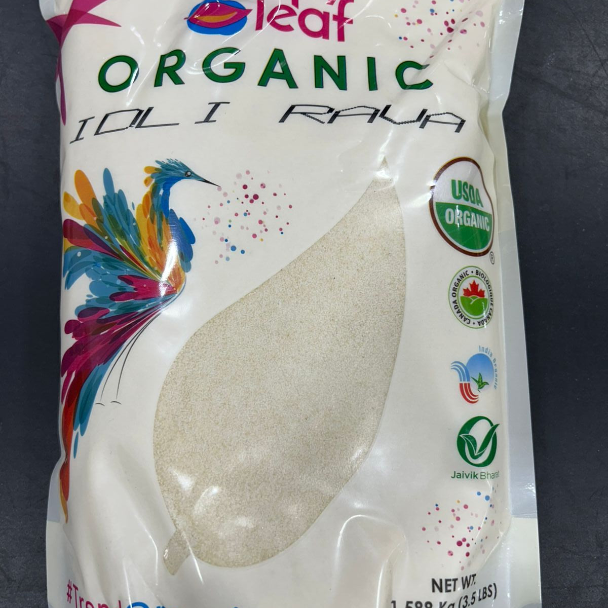 Happy Leaf Org Idli Rava 1.5 Kg – Utsav Supermarket
