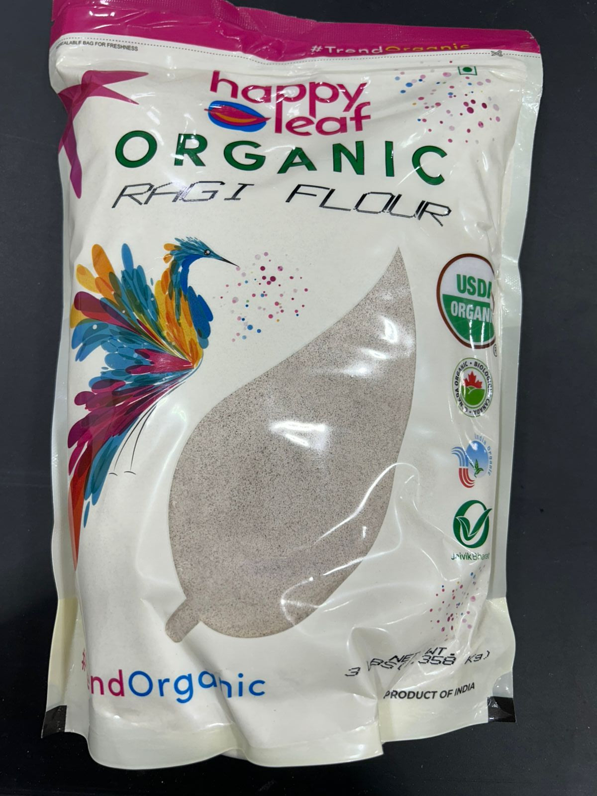 Happy Leaf Org Ragi Flour 3Lb