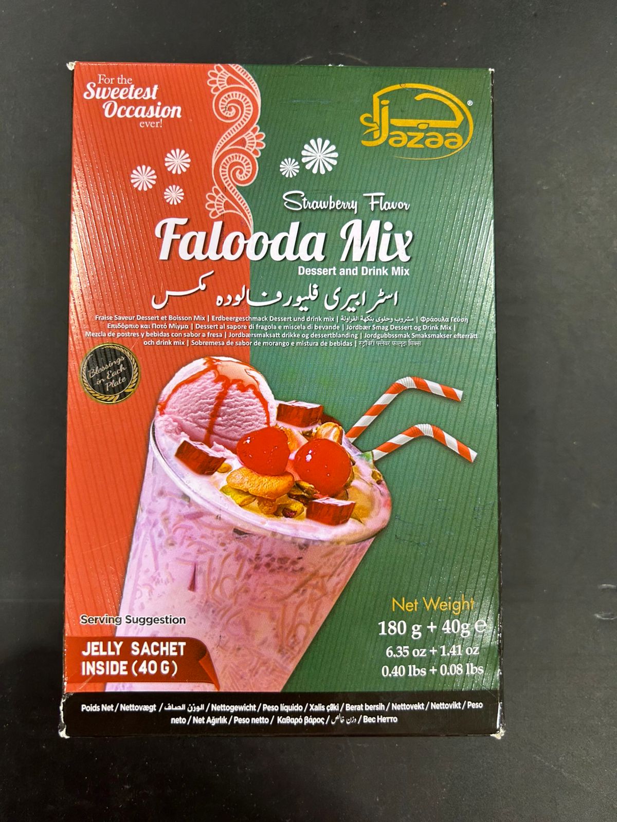 JAZAA FALOODA STRWBRY MIX 220G