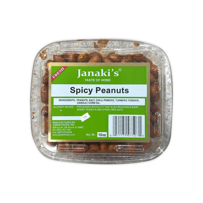 Janaki Spicy Peanuts 10Oz