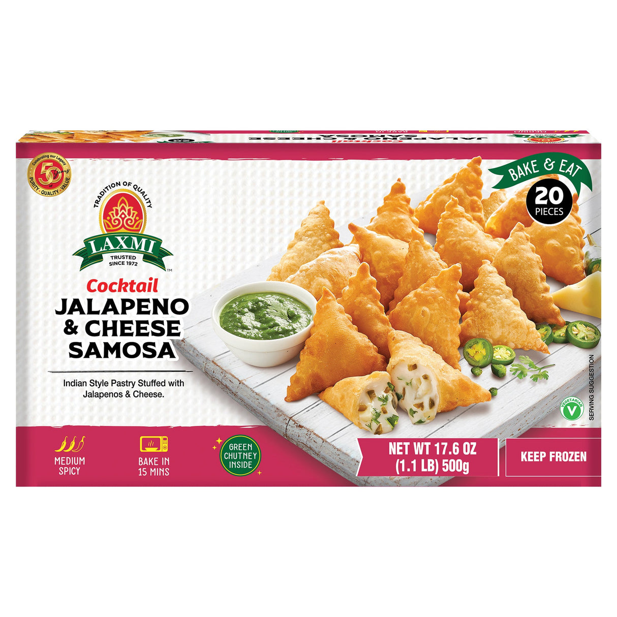 Laxmi Cocktail Jalape Cheese 20Pc