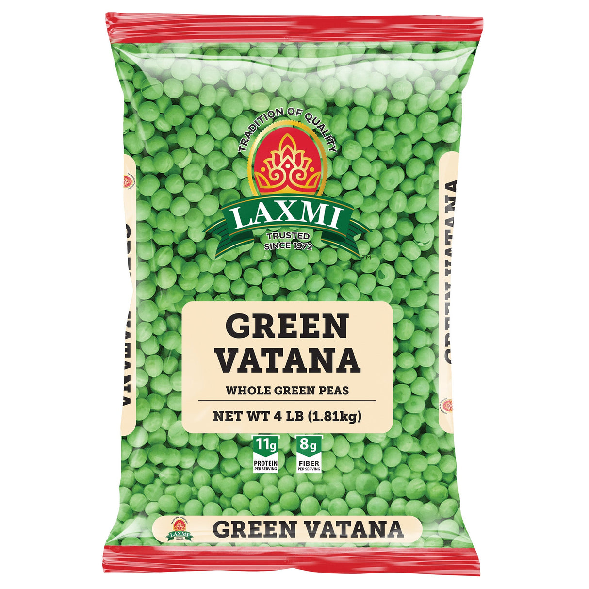 Laxmi Green Vatana Whole Gp 4Lb