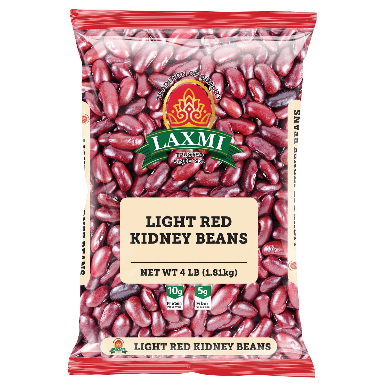 Laxmi Light Red Kindey Beans 4Lb
