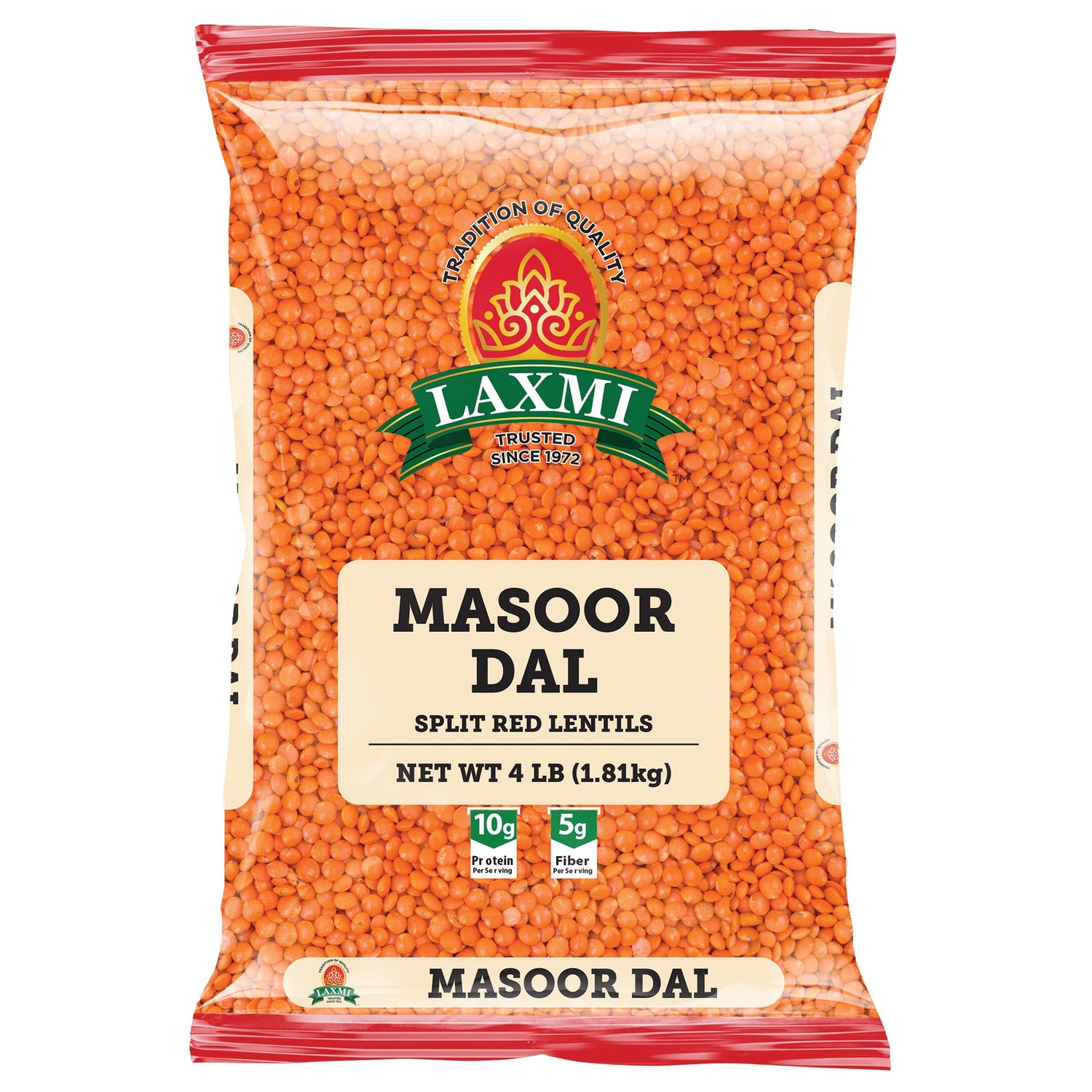 Laxmi Masoor Dal Split Red 4Lb