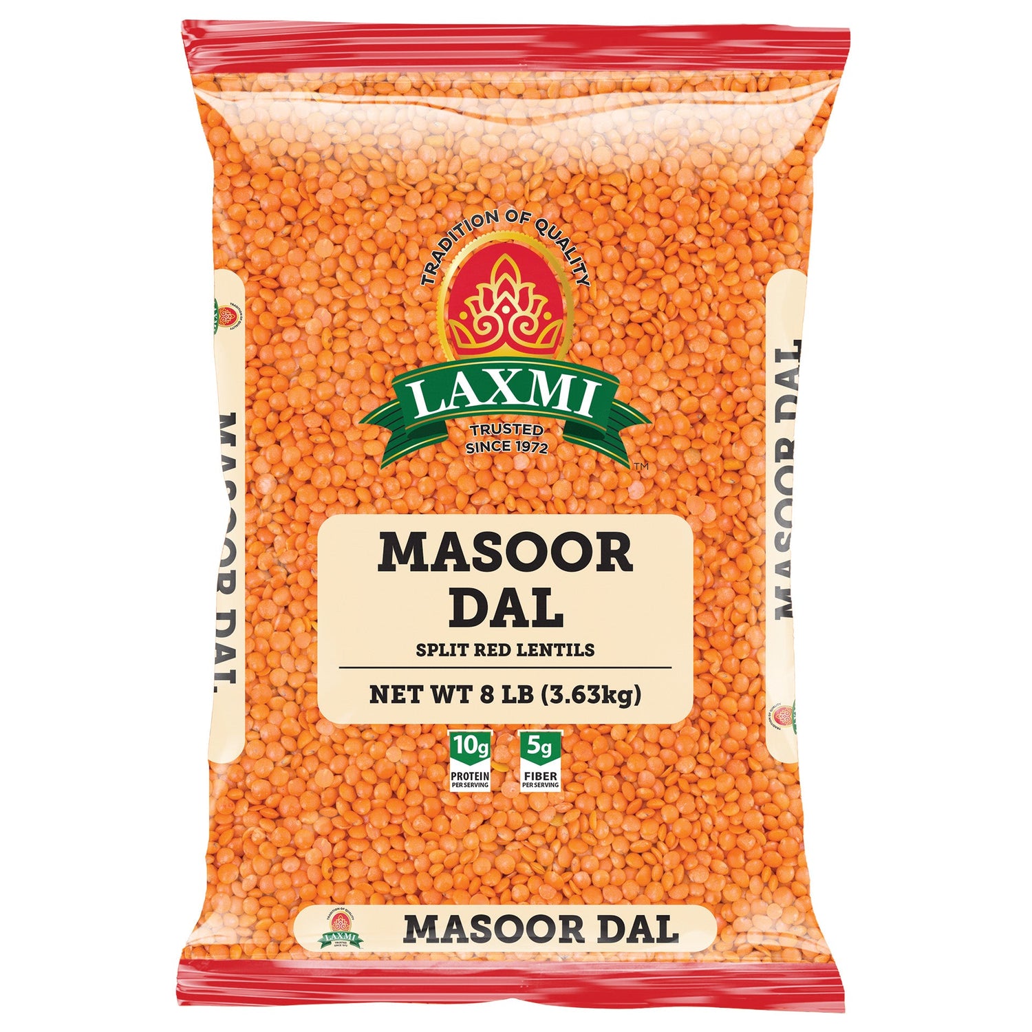 Laxmi Masoor Dal Split Red 8Lb