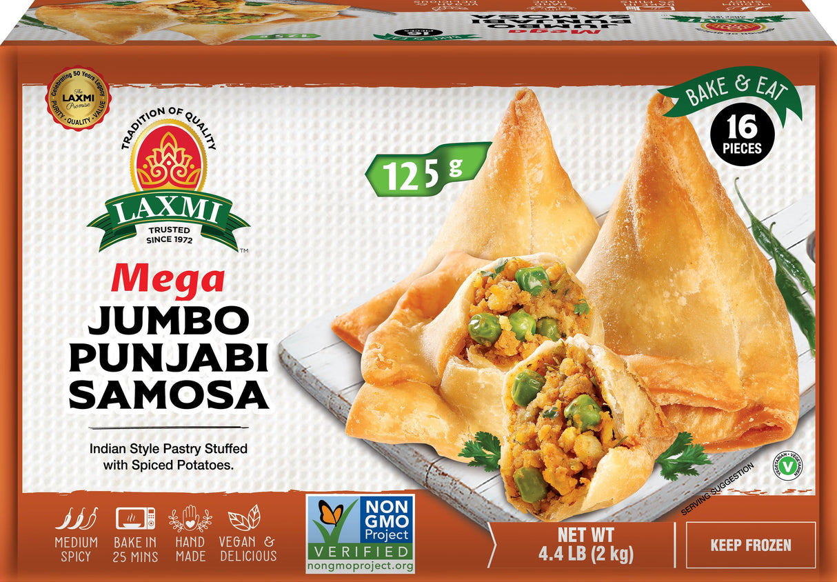 Laxmi Mega Jumbo Punjabi Samosa 16Pc