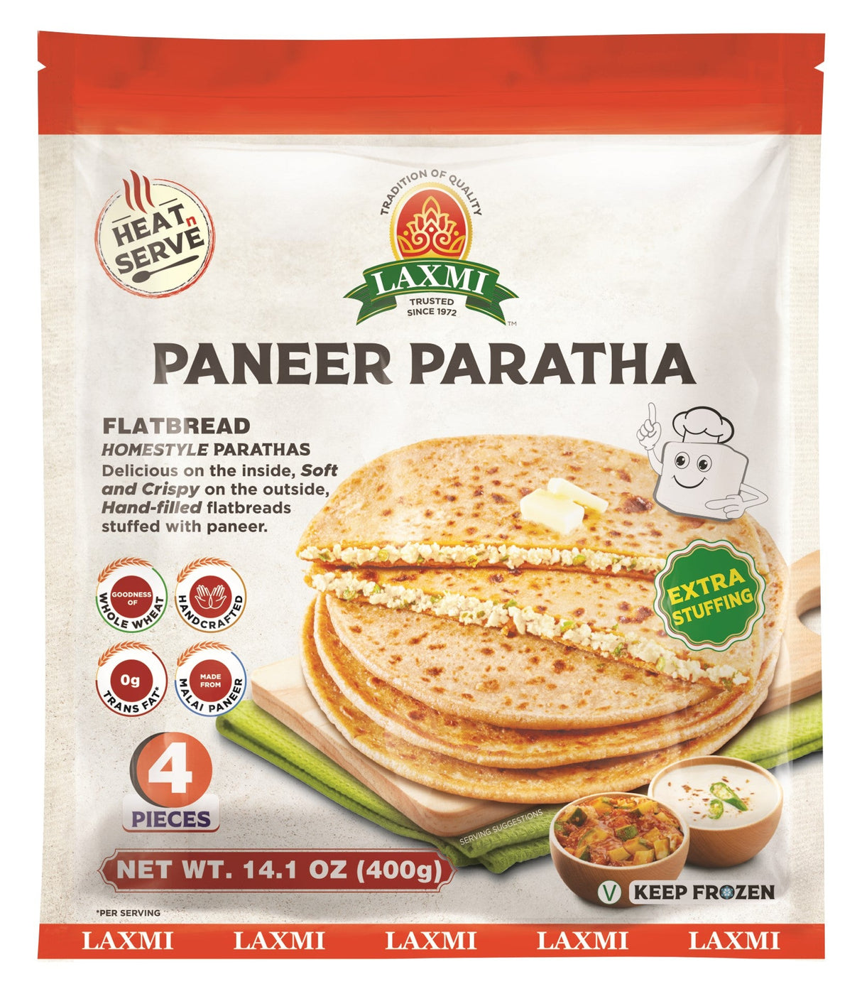 Laxmi Paneer Paratha 400G