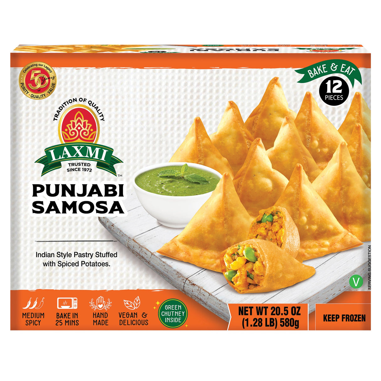 Laxmi Punjabi Samosa 12Pc